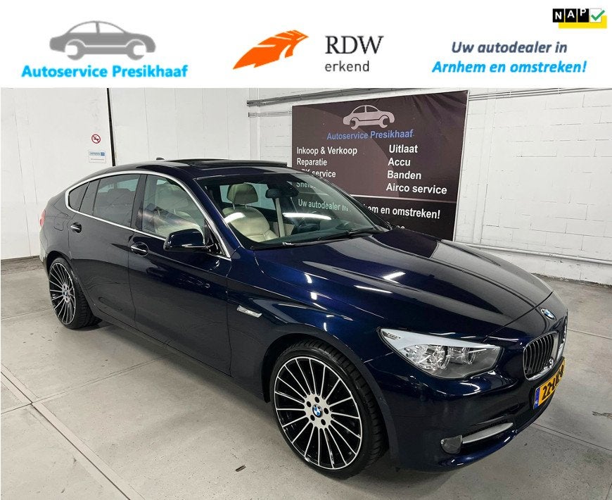 BMW 5-serie Gran Turismo 535i High Executive Automaat, Auto's, BMW, Euro 5, Achterwielaandrijving, Gebruikt, Blauw