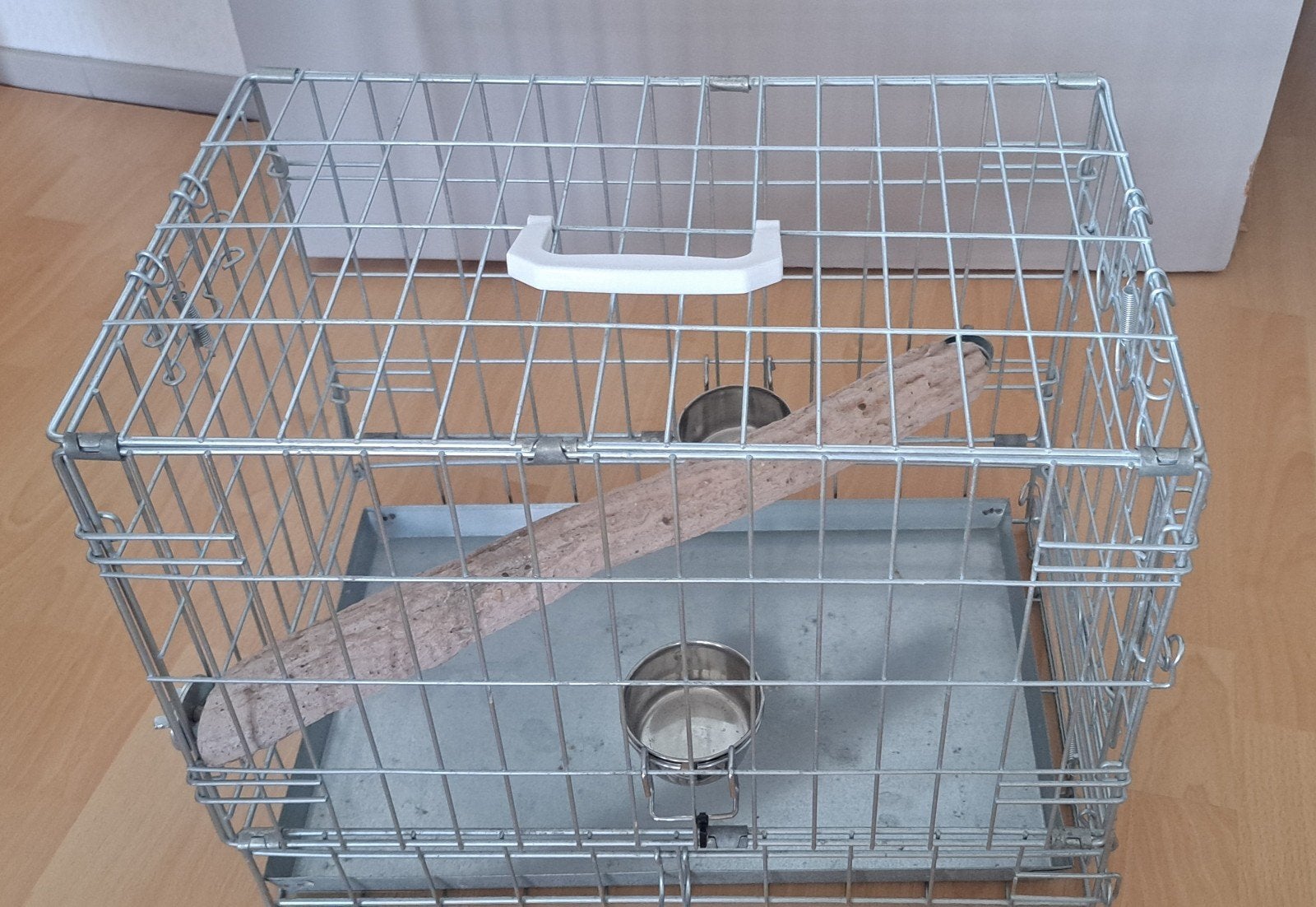Reiskooi voor Papegaaien, Ophalen, Metaal, Vogelkooi