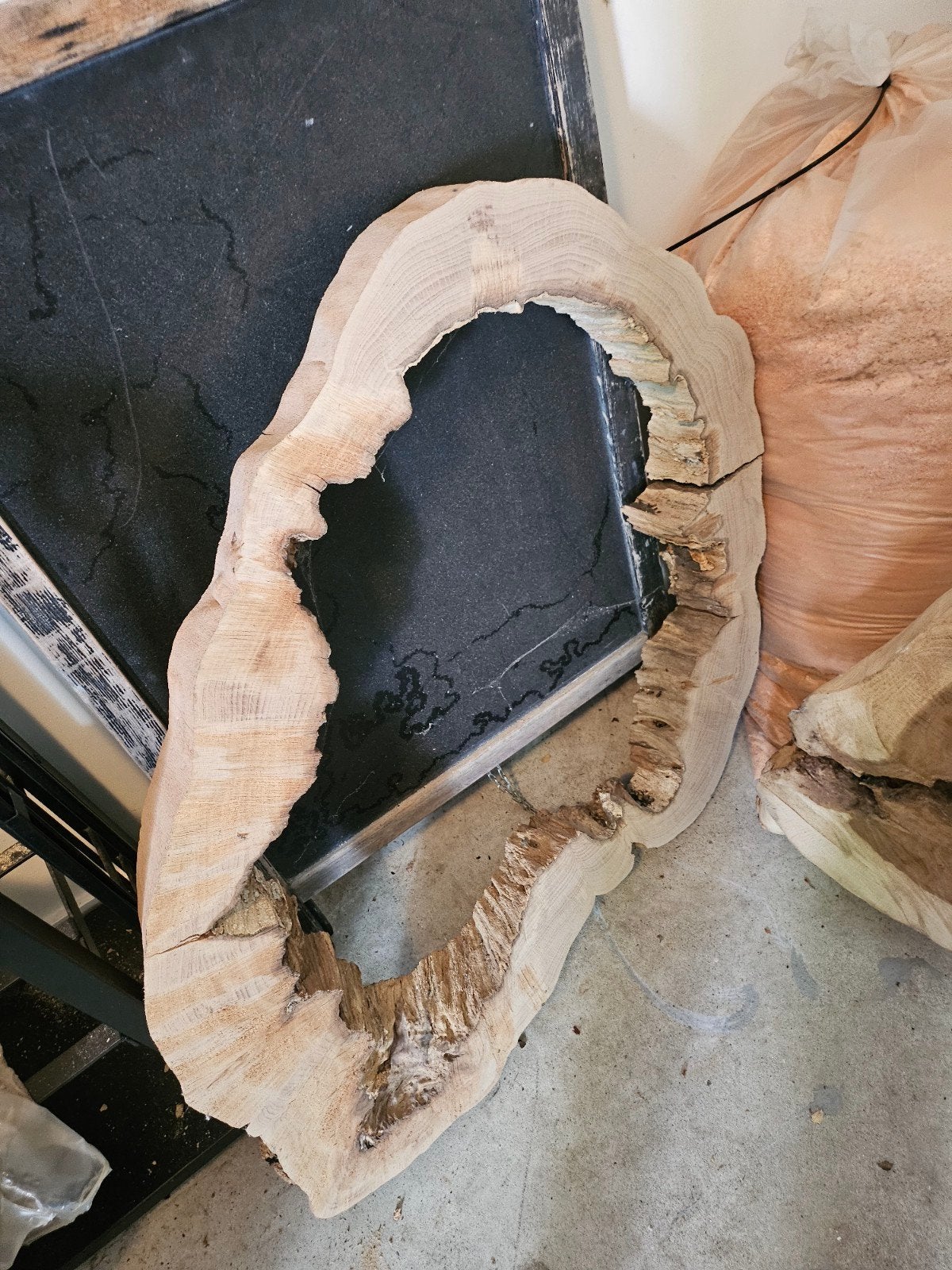 Boomstamschijven voor epoxy tafel of decoratie, Ophalen, Gebruikt, Overige typen, 50 mm of meer