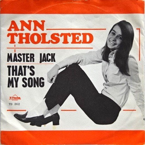 Single (1968) Ann Tholsted - Master Jack, Gebruikt, 7 inch, Ophalen of Verzenden, Pop