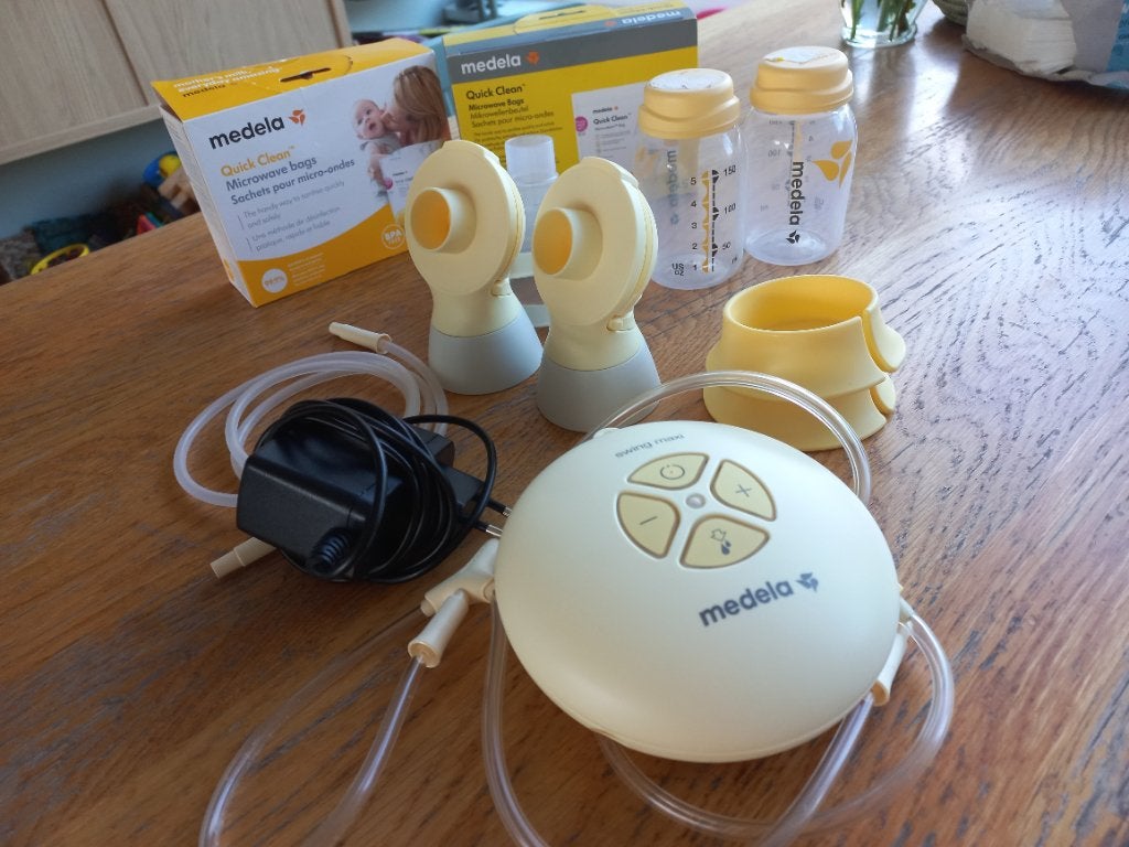 Medela swing maxi kolf met accessoires, Medela, Automatisch, Borstkolf, Ophalen of Verzenden