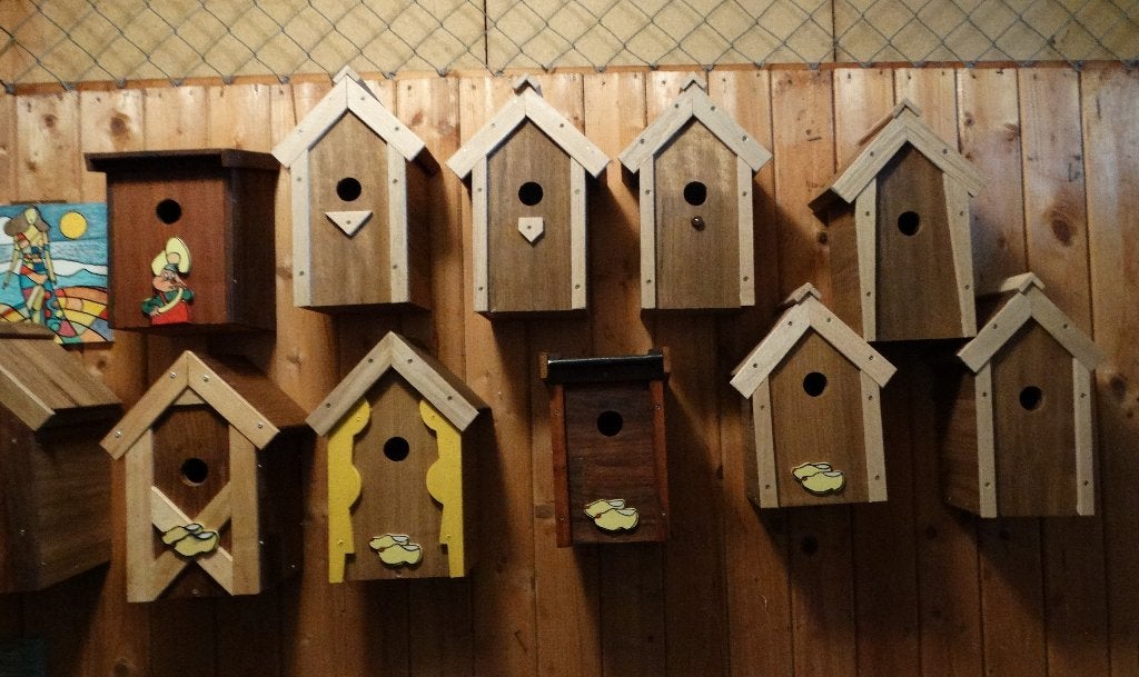 VOGELHUISJES VOOR MEZEN., Tuin en Terras, Ophalen, Nieuw