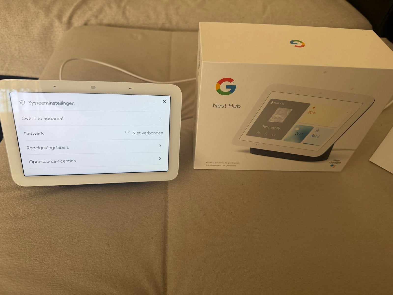 Google Nest Hub (2e generatie) - Zo goed als nieuw, Ophalen, Overige modellen, Zo goed als nieuw, Zonder simlock
