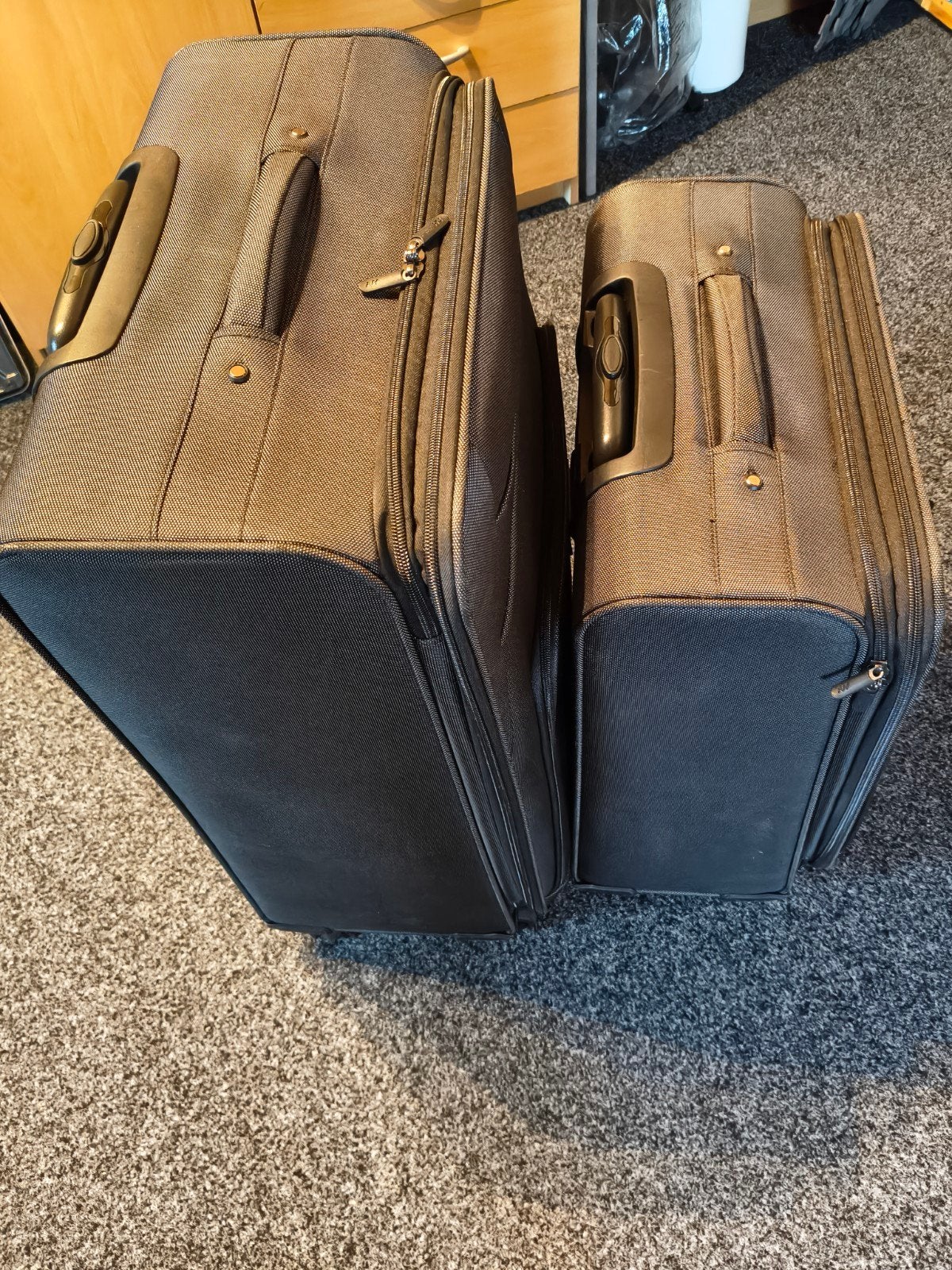 trolley's , 2 stuks zwart, Ophalen, 40 tot 60 cm, 20 tot 30 cm, Zwart