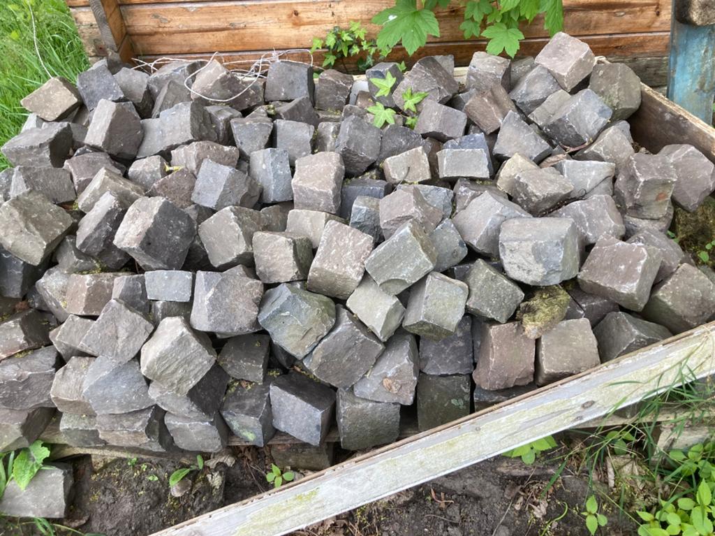 Te koop kasseien, kinderkopjes, Tuin en Terras, Grind, Keien en Split, Gebruikt, Ophalen of Verzenden