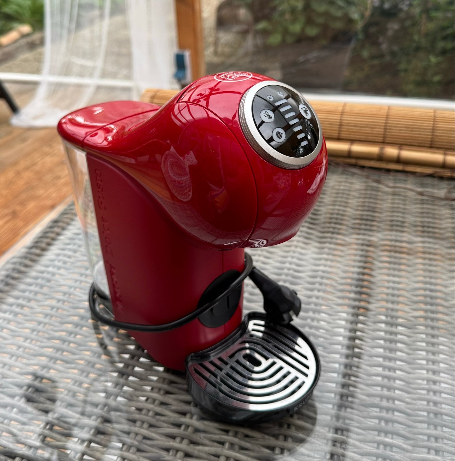 Krups Dolce Gusto Genio S Plus KP3405 Rood, Ophalen, Koffiemachine, Zo goed als nieuw, 1 kopje
