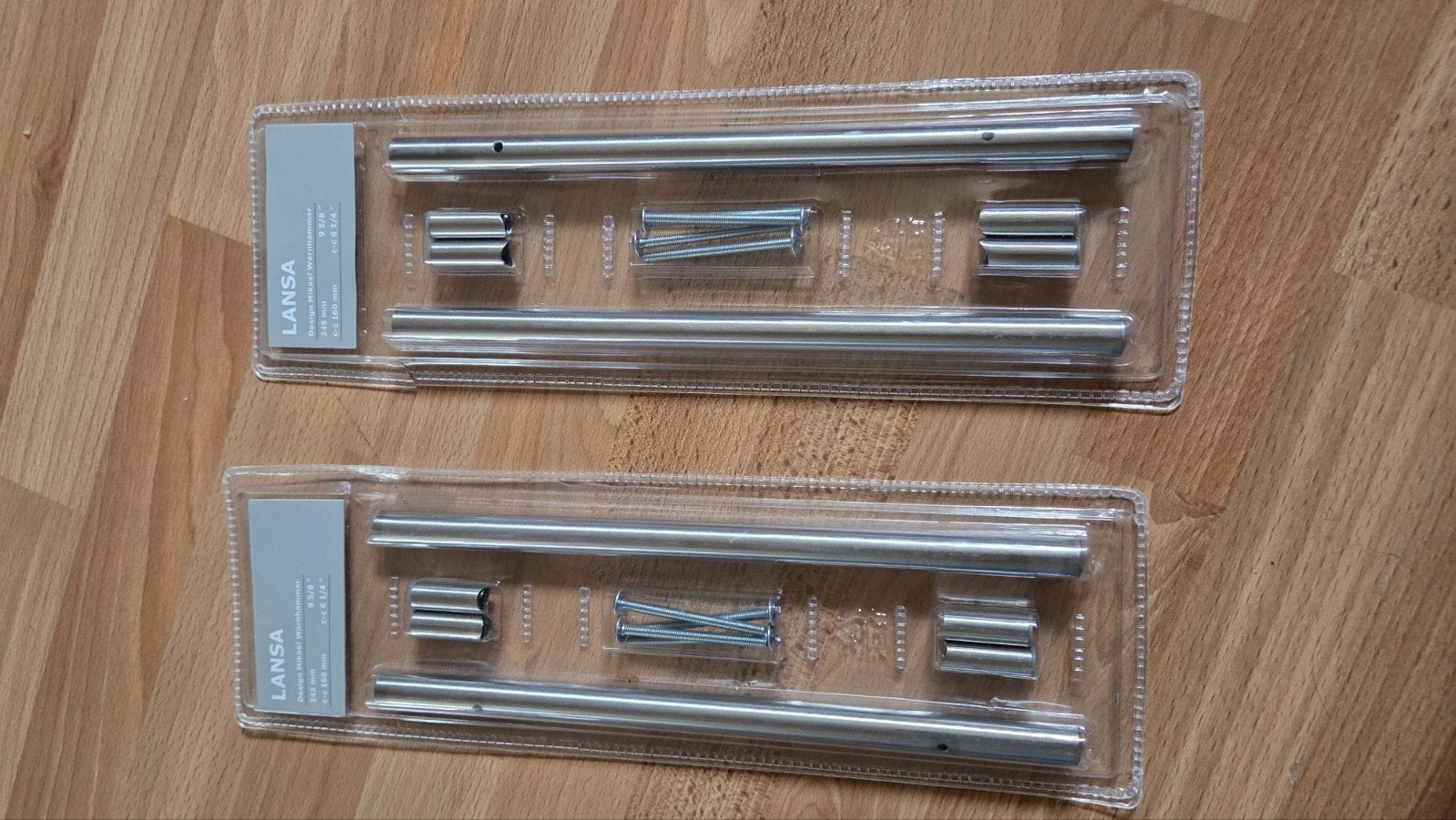 IKEA Lansa handgrepen - 2 sets, nieuw in verpakking, Overige typen, IKEA, Ophalen of Verzenden, Metaal