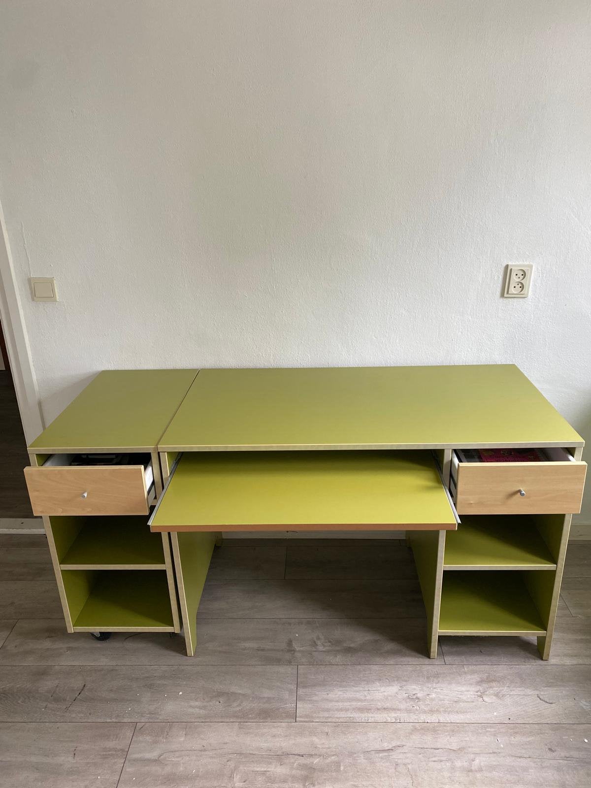 Buro te koop, Ophalen, Demontabel, Groen, 110 cm