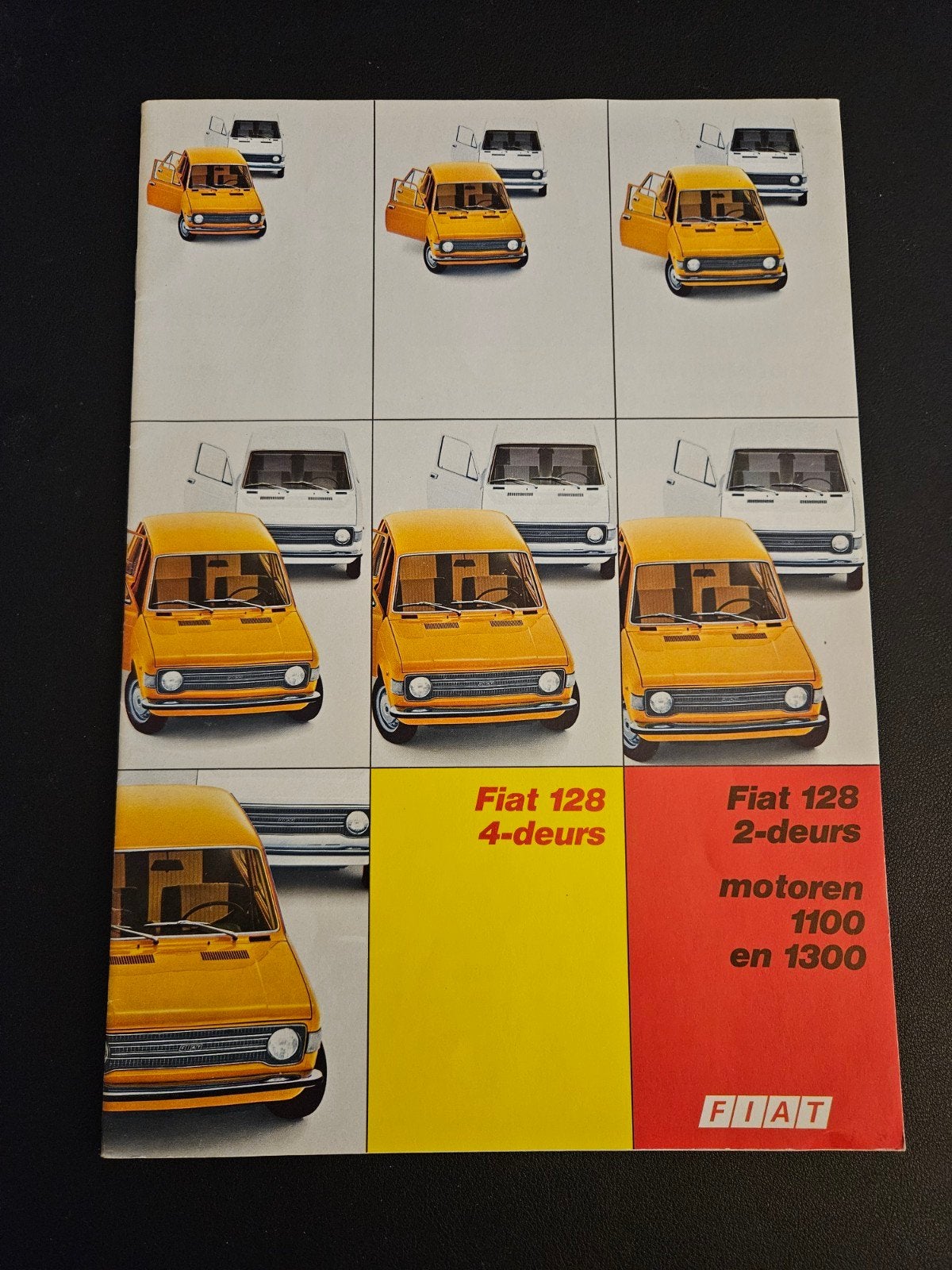 Brochure Fiat 128 2- & 4-deurs, Ophalen of Verzenden, Zo goed als nieuw, Overige merken