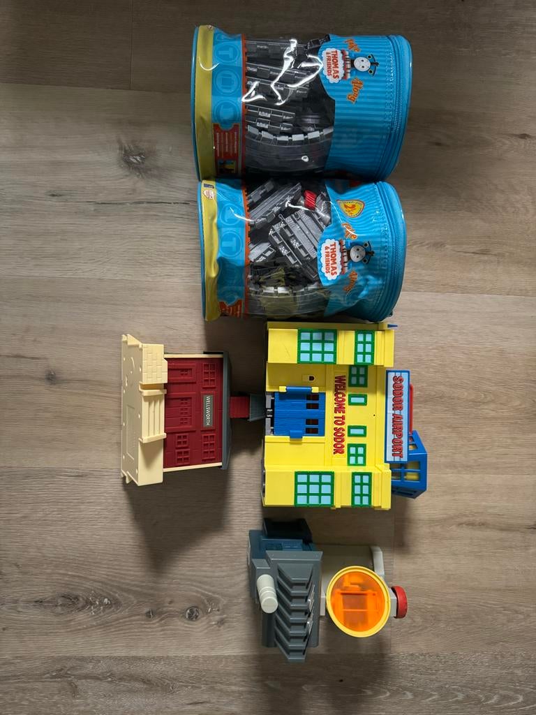 Thomas de Trein Complete Set: Station, Rails en Trein, Ophalen of Verzenden, Zo goed als nieuw