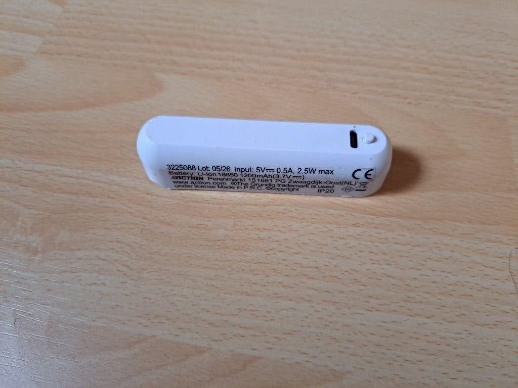 Batterij voor Grundig LED-strip (Action 3225088), Ophalen, Gebruikt, Oplaadbaar