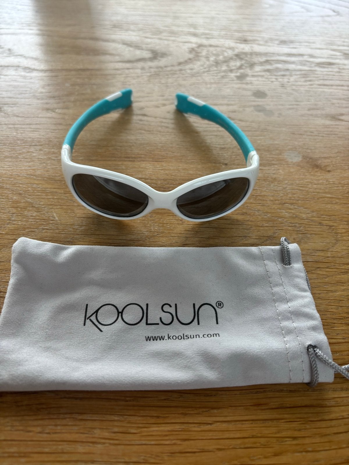 Koolsun Zonnebril voor kinderen - Wit/Turquoise, Overige merken, Gebruikt, Zonnebril, Wit