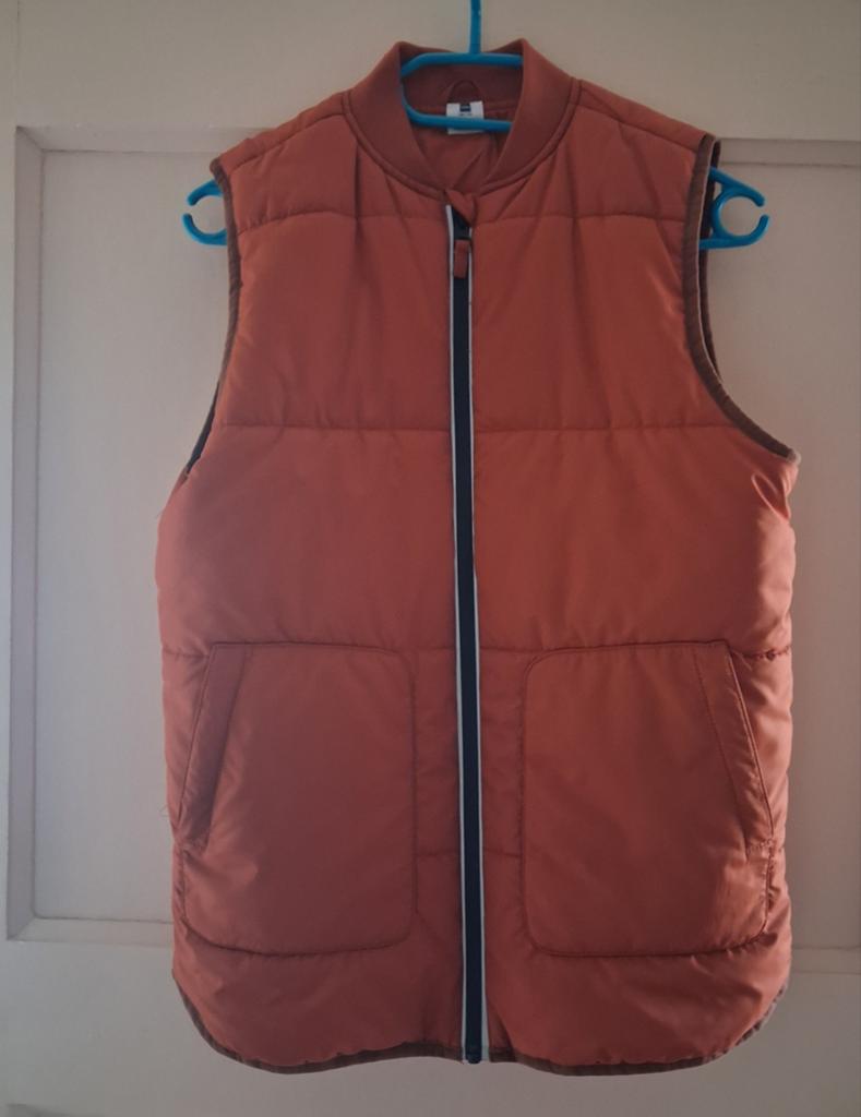 Hema bodywarmer oranje maat 146/152, Ophalen of Verzenden, Zo goed als nieuw, Hema, Jongen