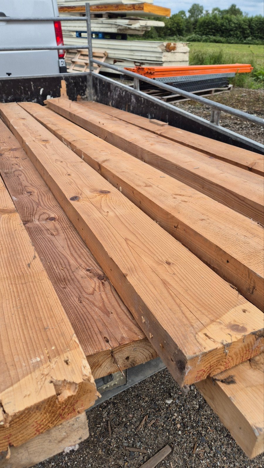 11x balk 280 cm lengte, Ophalen, Balk, Vuren, 50 mm of meer