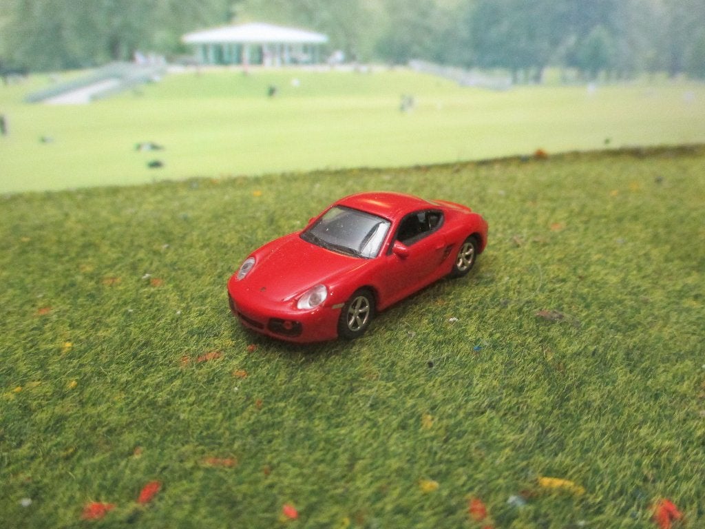 Porsche Cayman S - Welly rood, Ophalen of Verzenden, Zo goed als nieuw, Auto, Overige merken