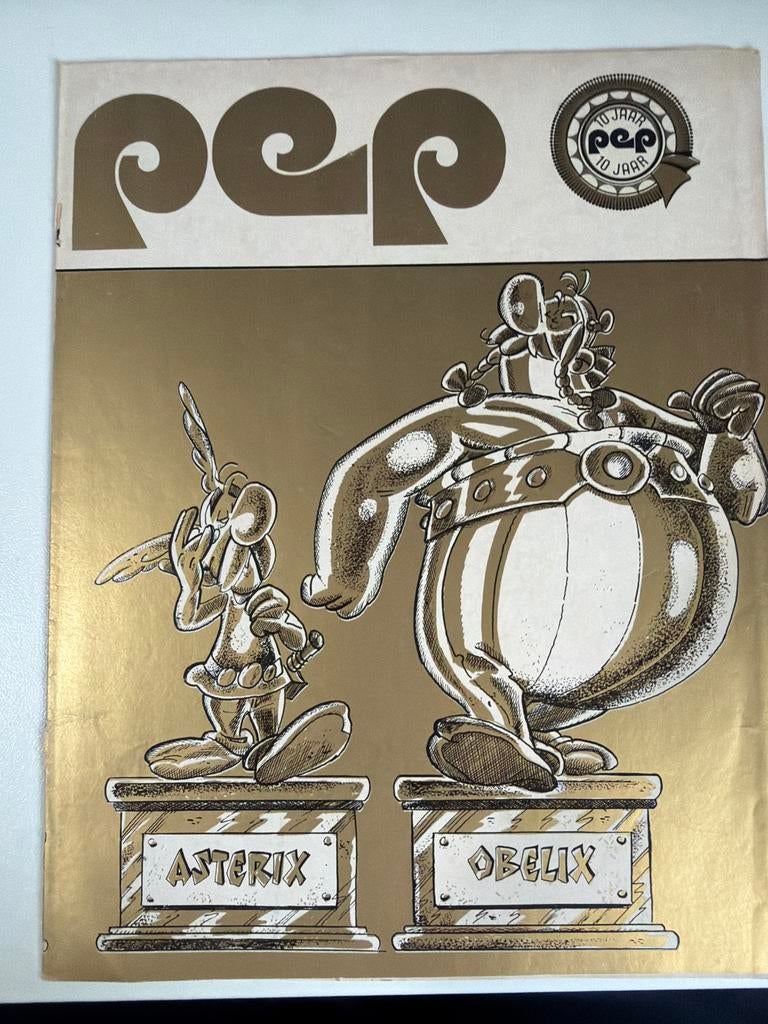 Pep 10 Jaar Jubileumuitgave met Asterix en Obelix, Eén stripboek, Ophalen of Verzenden, Gelezen