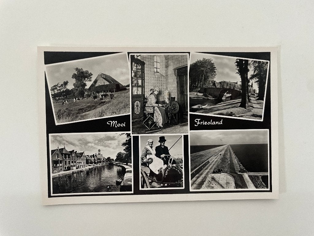 D879 Oude ansichtkaart Friesland : Mooi Friesland, Ophalen of Verzenden, 1980 tot heden, Ongelopen, Friesland