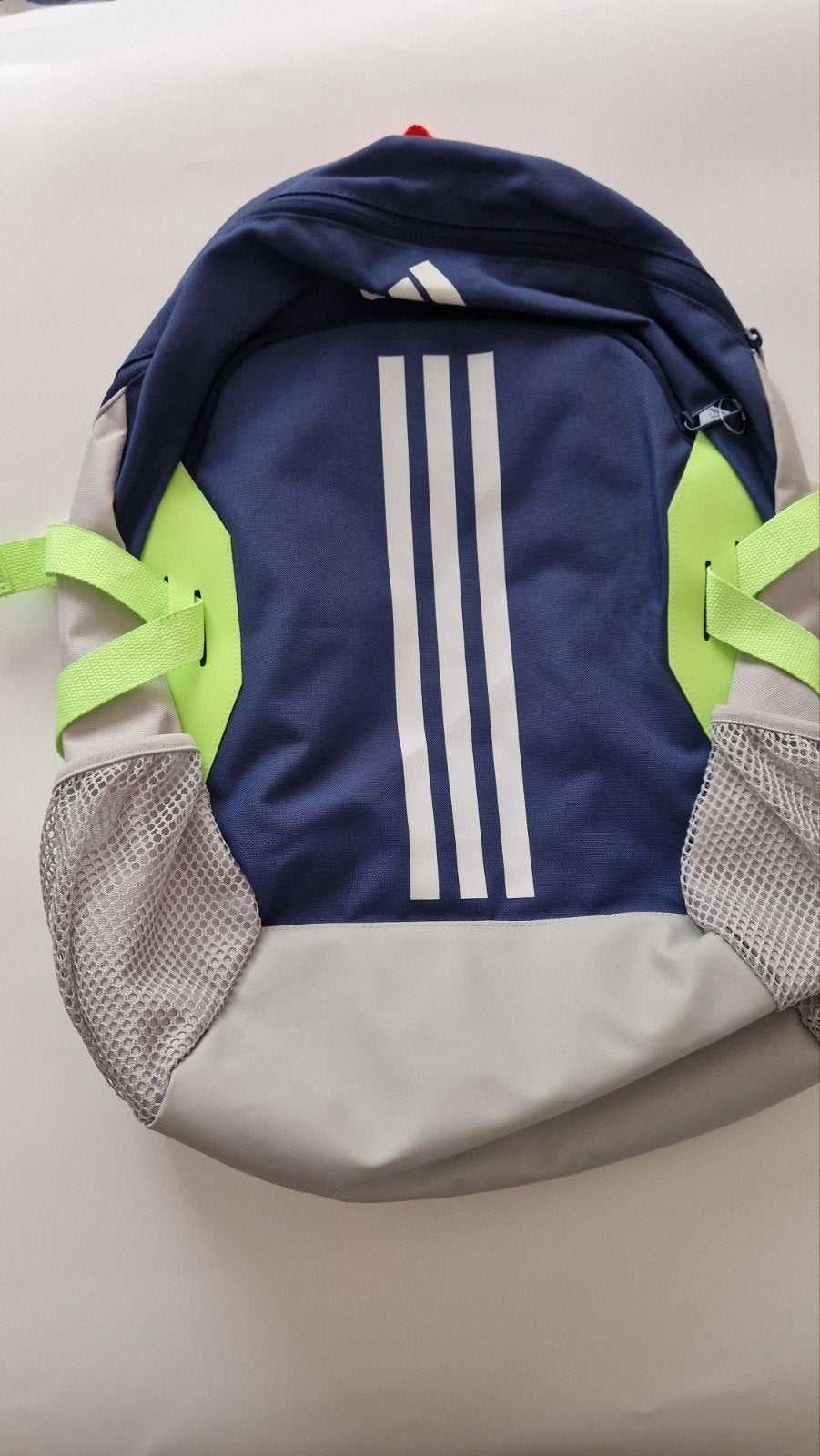 Adidas Rugzak - Blauw/Grijs/Neon - nieuw, 25 tot 40 cm, Ophalen of Verzenden, Zo goed als nieuw, Overige merken