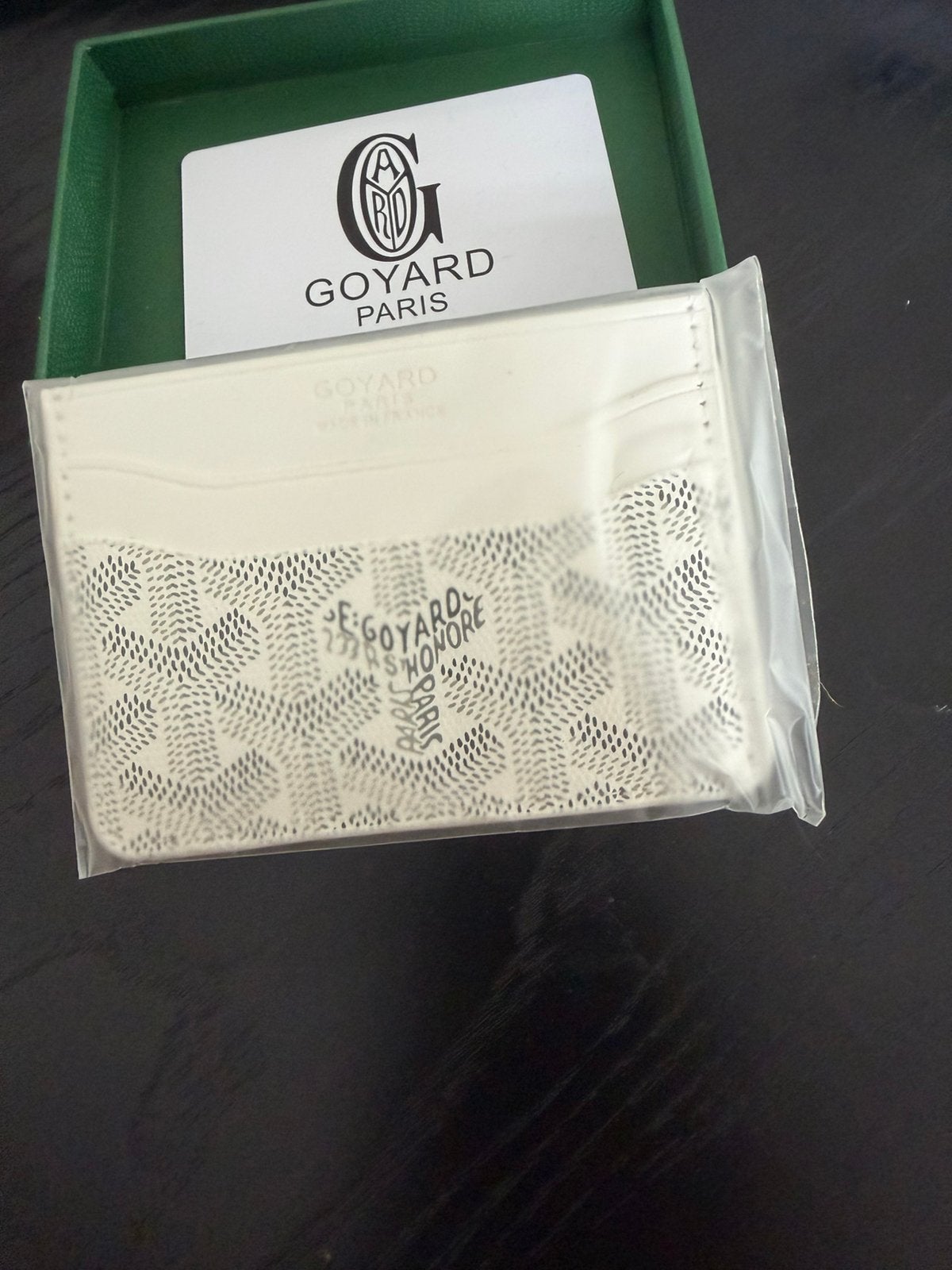 Nieuw goyard cardholder wit, Sieraden, Tassen en Uiterlijk, Uiterlijk | Parfum, Ophalen of Verzenden, Zo goed als nieuw