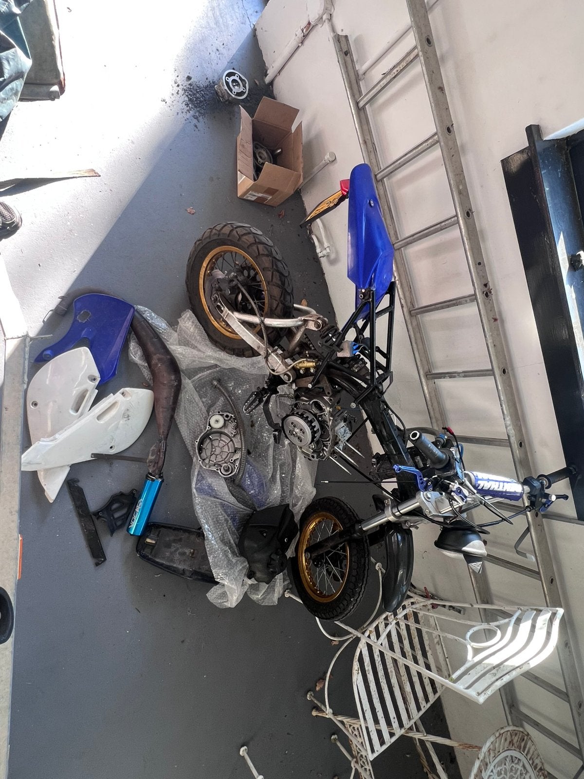 Pitbike met am6 50cc !! project !!, Ophalen of Verzenden, Gebruikt, Overige merken
