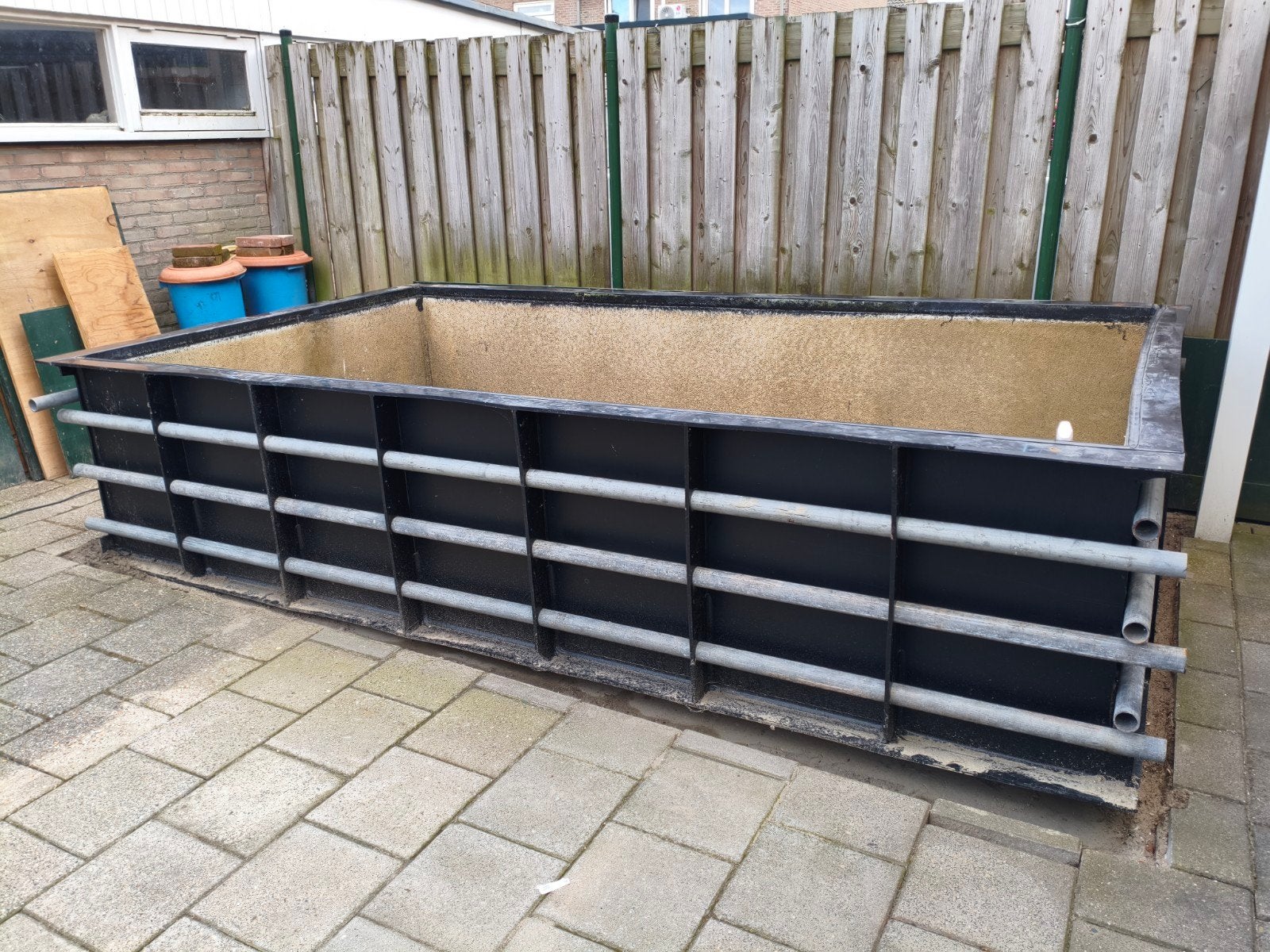 HDPE Vijverbak 4000L incl. pomp en filter, Tuin en Terras, Vijvers, Ophalen of Verzenden