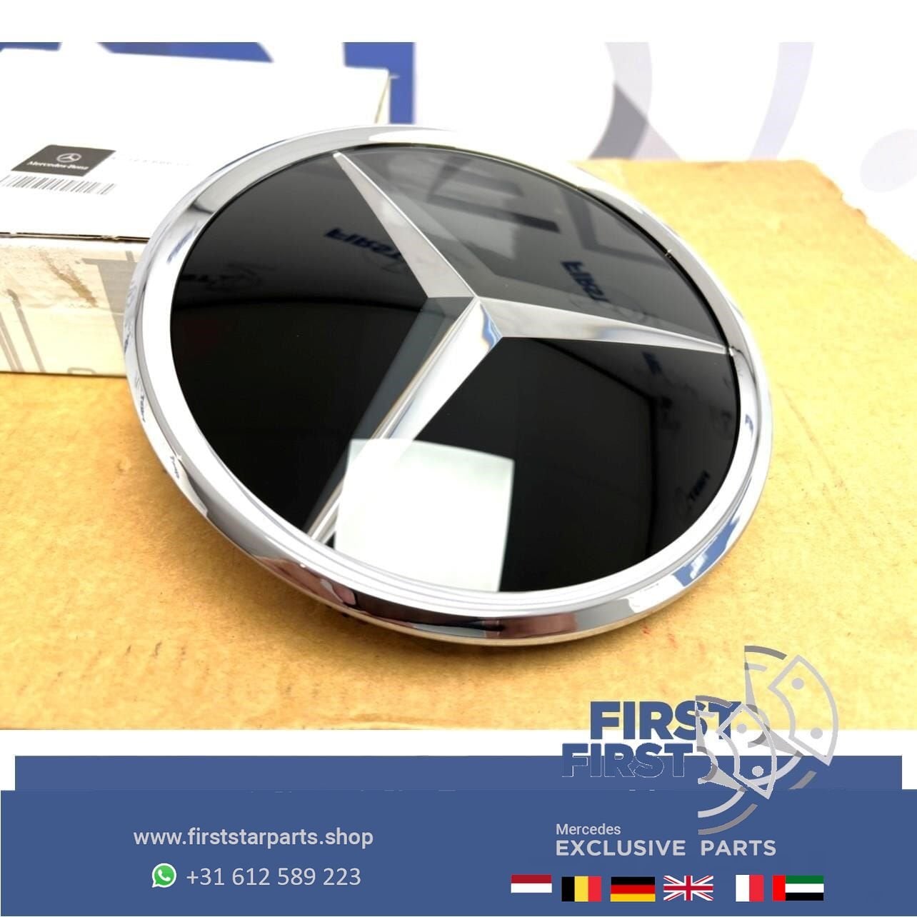 A1648880411 Mercedes AMG STER LOGO GLAS W176 W205 W117 W213, Gebruikt, -, Ophalen of Verzenden, -