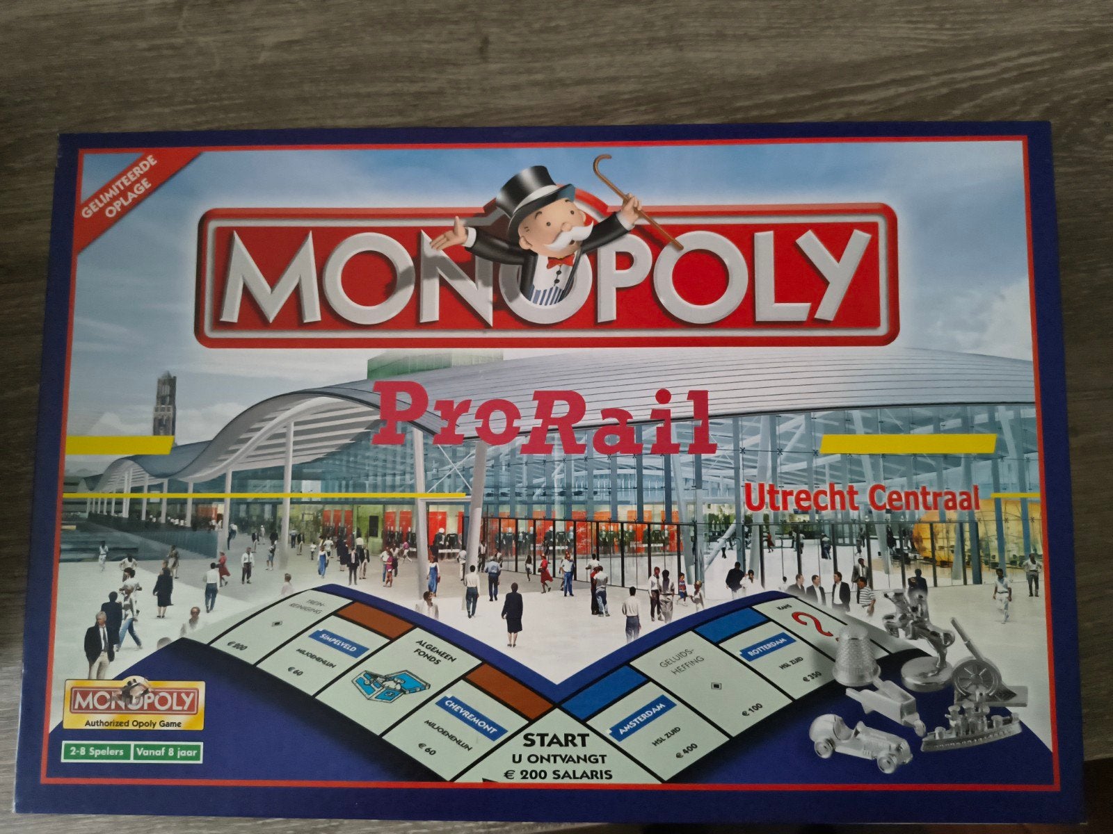 ProRail Monopoly Spel - Eenmalige Uitgave, Drie of vier spelers, Ophalen of Verzenden, Zo goed als nieuw, ProRail
