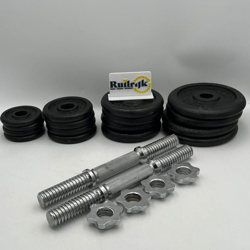 Gietijzeren Dumbbell set 4x 0,5/1/2/3kg - Totaal 26kg, Flex Ltd., Zo goed als nieuw, https://flex.com/contact-us, Nobelstraat 10, 5807 GA Oostrum LB, Limburg, Nederland