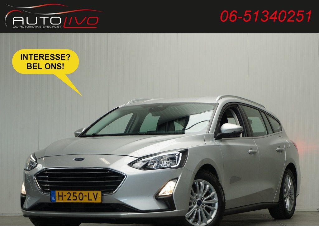 Ford FOCUS Wagon 1.5 EcoBlue Titanium Business AUTOMAAT! B &, Stof, Gebruikt, 4 cilinders, Origineel Nederlands