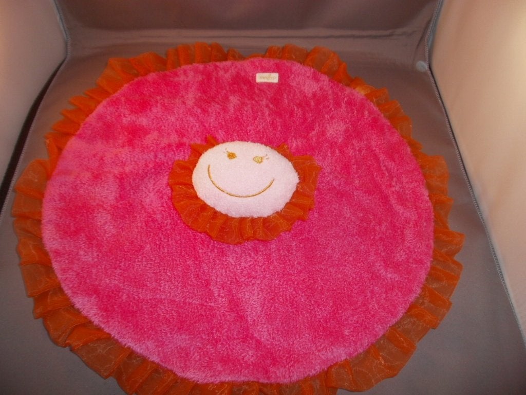 Difrax bloem/zon doek roze oranje roze zachte stof met zijde, Overige merken, Overige karakters, Overige typen, Nieuw
