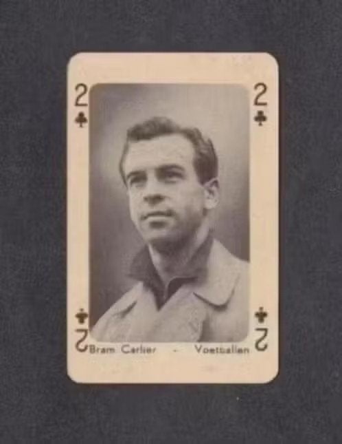 Speelkaart Voetbal Bram Carlier VVV Venlo Fortuna '54., Ophalen of Verzenden, Zo goed als nieuw