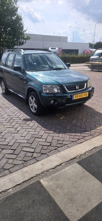 Honda CR-V 2.0 I 1999 Groen, Auto's, 1360 kg, 4 cilinders, 10 km/l, Handgeschakeld