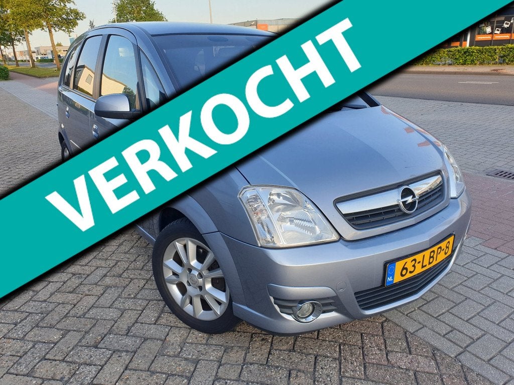 Opel Meriva 1.6-16V Cosmo Automaat, Auto's, 15 km/l, 4 cilinders, Leder en Stof, Origineel Nederlands