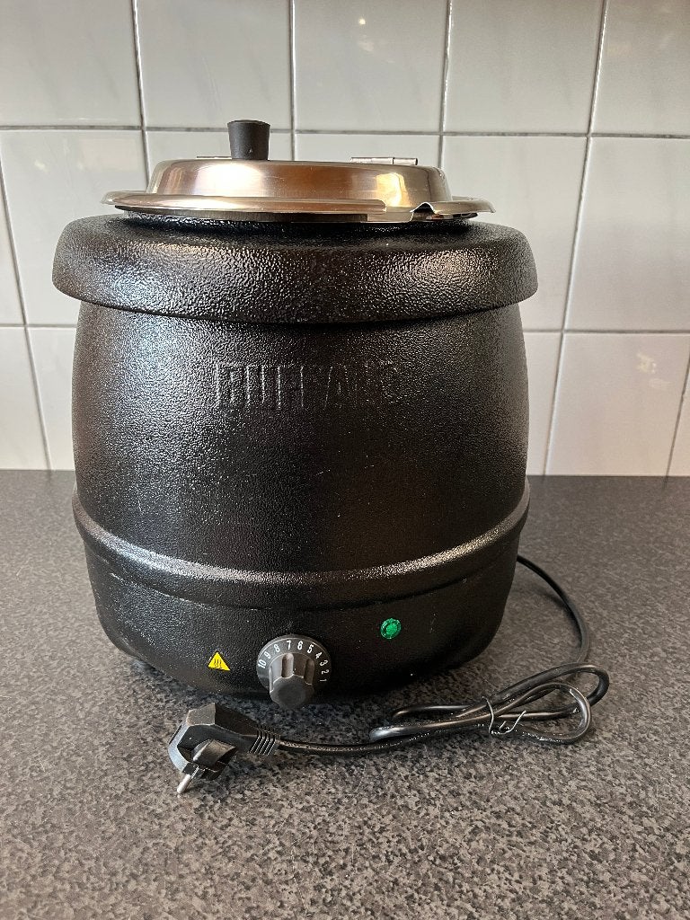 Buffalo Soepketel 10 L ( L715 ) Werkend en in nette staat ., Overige materialen, Met deksel, Overige typen, Ophalen of Verzenden