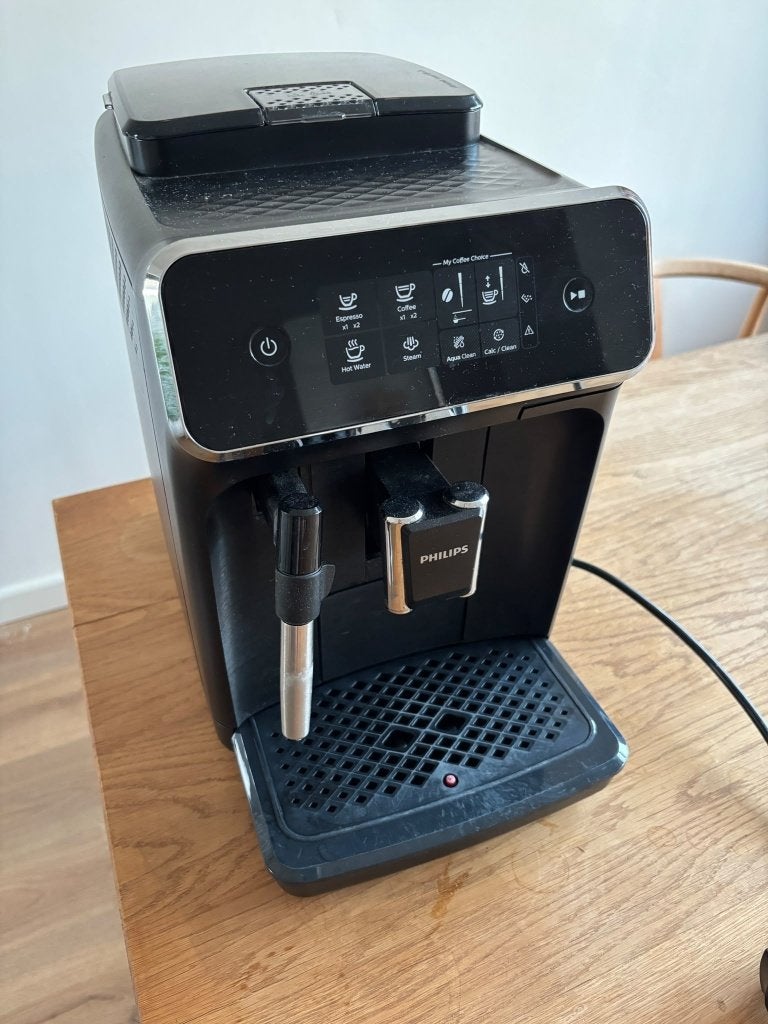 Philips Volautomatische Espresso / koffie machine EP2220/10, Witgoed en Apparatuur, Gebruikt, Afneembaar waterreservoir, Koffiebonen