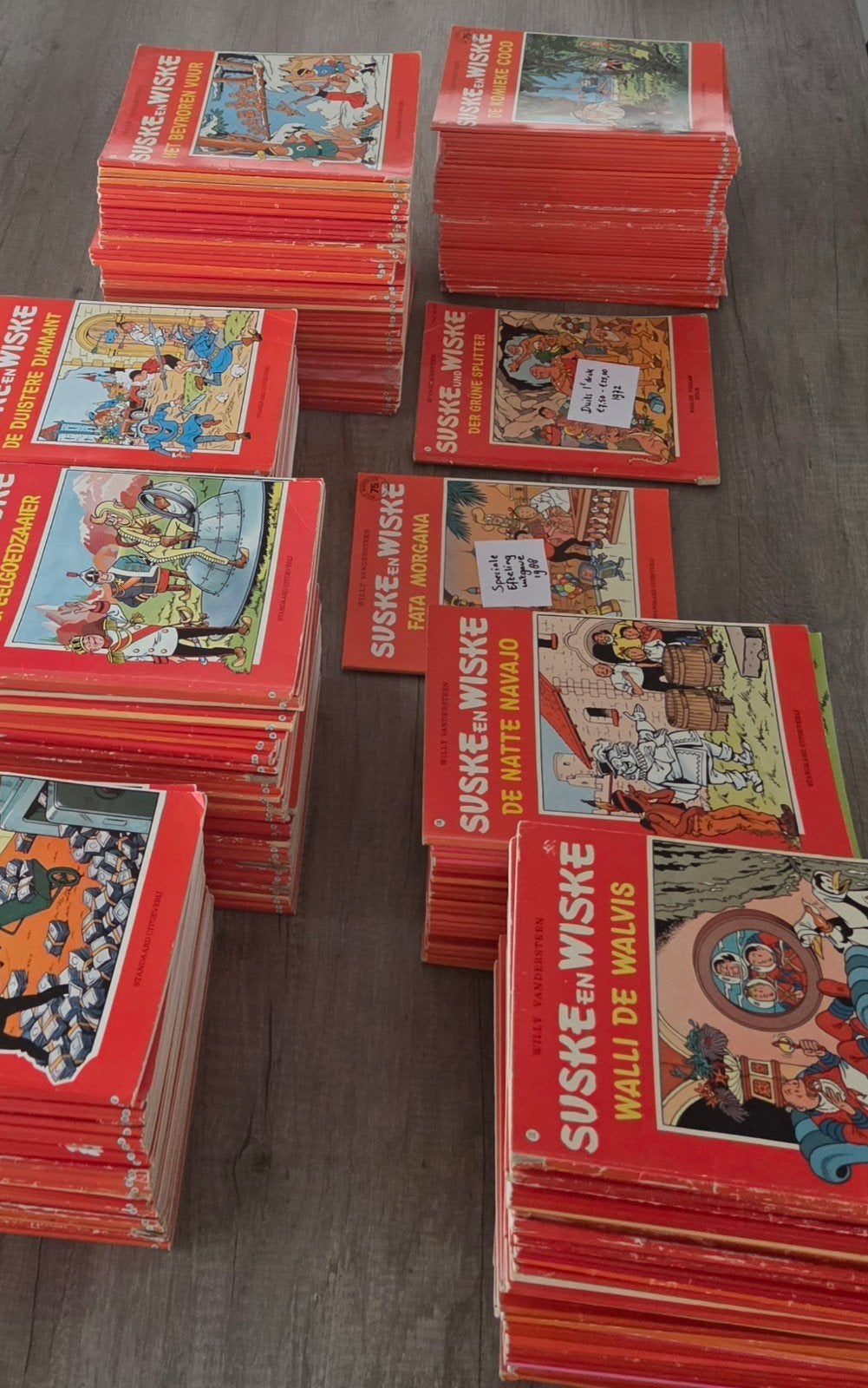 verzameling Suske Wiske (300 strips) veel 1e drukken, Boeken, Meerdere stripboeken, Ophalen of Verzenden, Gelezen