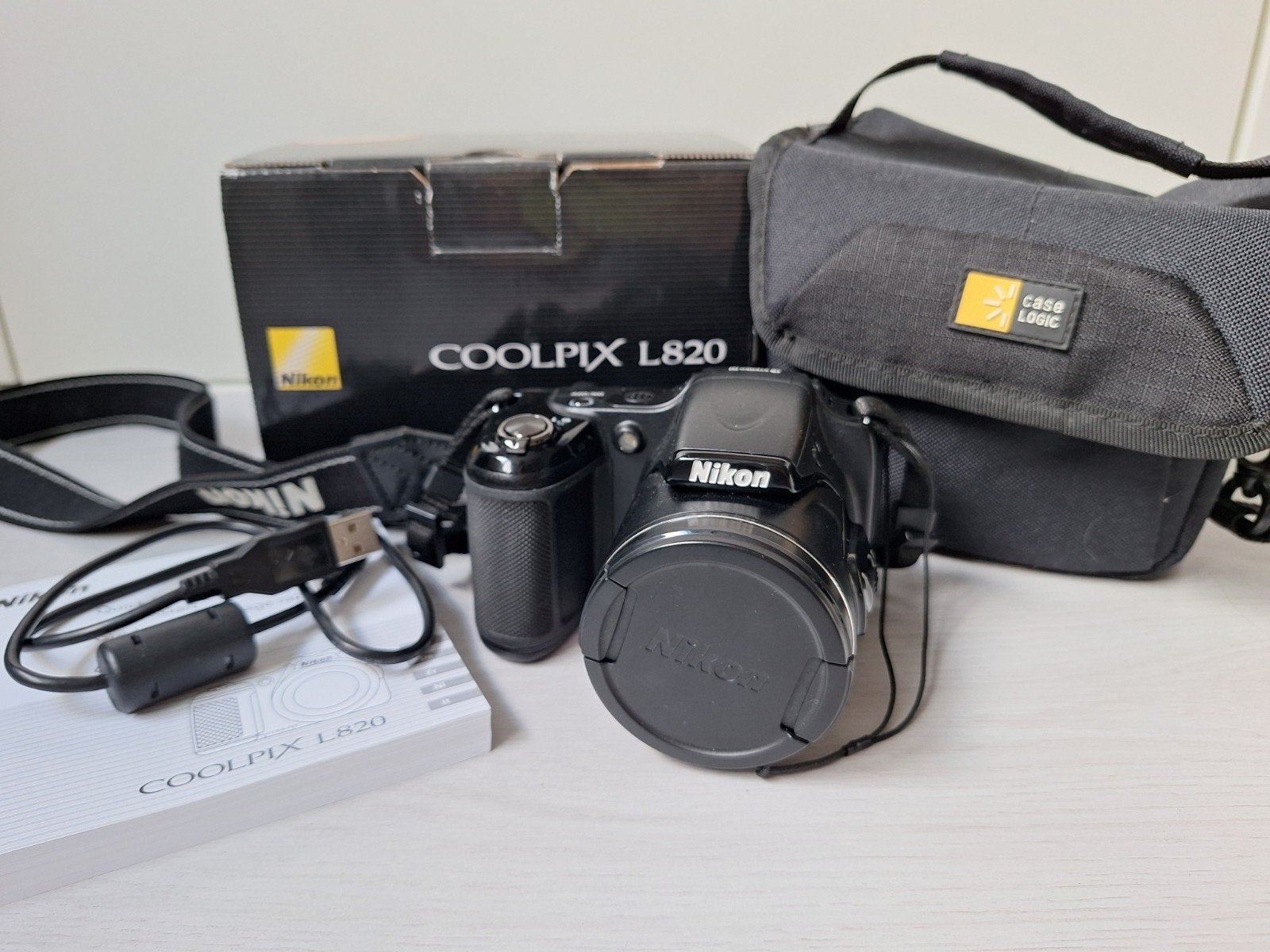 Nikon Coolpix L820 camera, Gebruikt, Ophalen of Verzenden, 8 keer of meer, 16 Megapixel