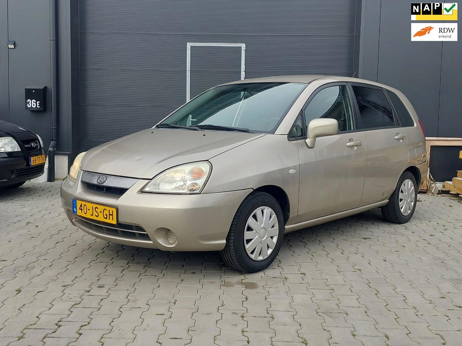 Suzuki Liana € 1249,-1.6 GLX APK 1 JAAR 28/05/2027 AIRCO, Auto's, Suzuki, Voorwielaandrijving, Stof, Gebruikt, Beige