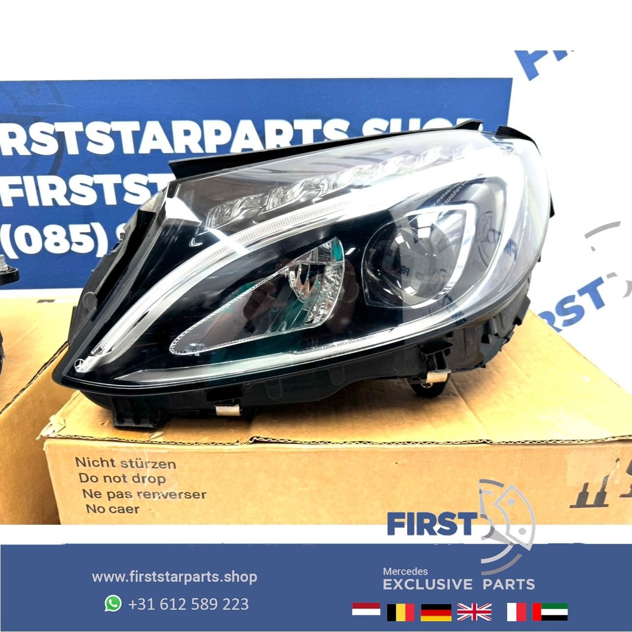 W205 LED KOPLAMP LINKS High Performance A2059062504 Mercedes