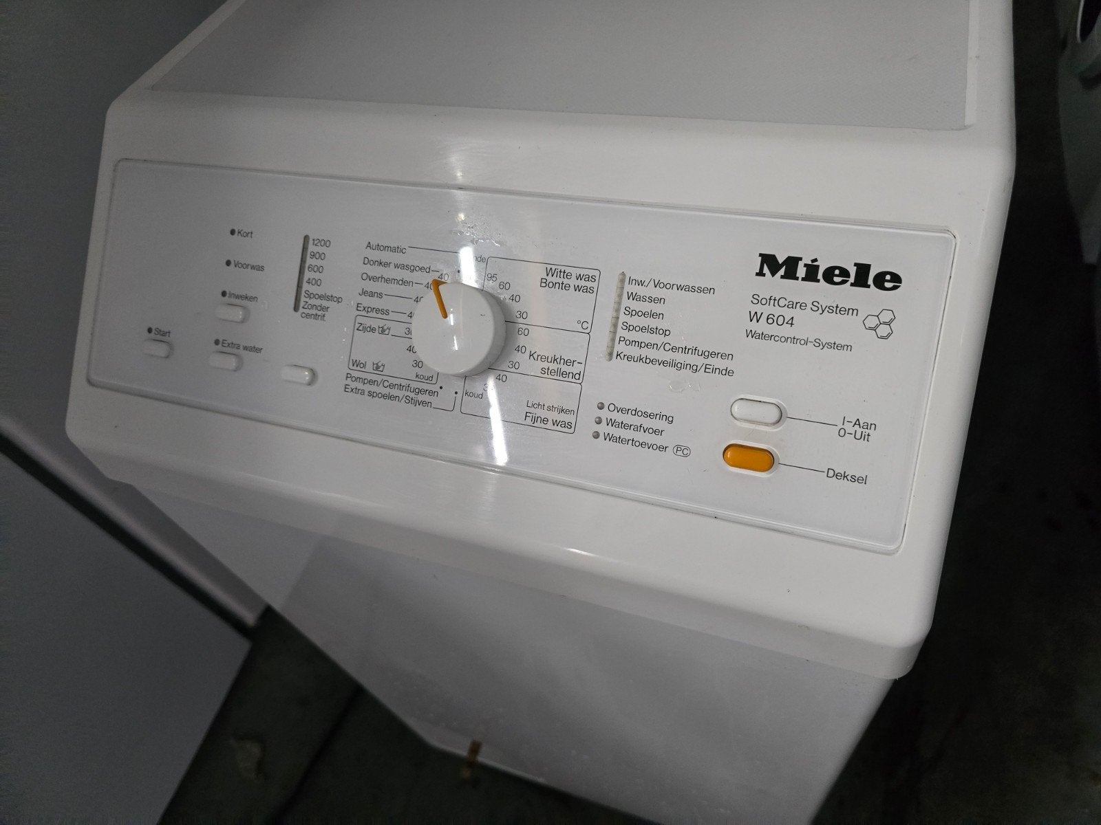 Keurige compacte Miele W604 bovenlader wasmachine! Garantie✅, Miele, 1200 tot 1600 toeren, Miele, Ophalen of Verzenden