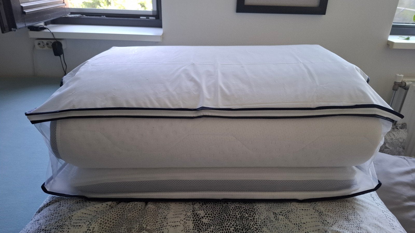 Koudschuim topper 70x200 cm - Zo goed als nieuw, Ophalen, Zo goed als nieuw, Tweepersoons