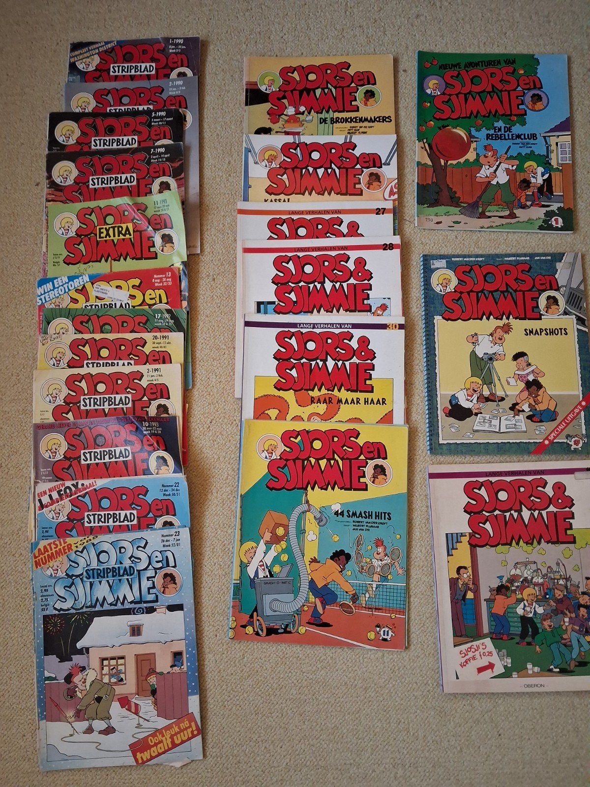 Sjors en Sjimmie stripverhalen, Meerdere stripboeken, Ophalen, Gelezen
