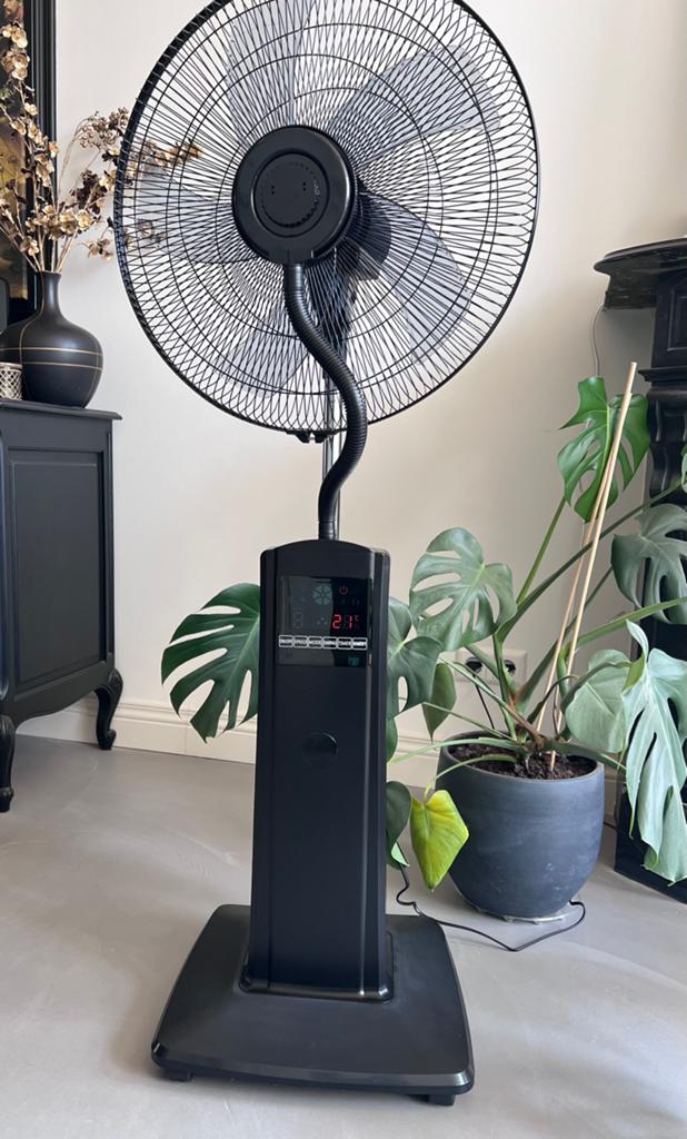 Ventilator met vernevelaar, met of zonder water te gebruiken, Ophalen of Verzenden, Nieuw, Vloerventilator