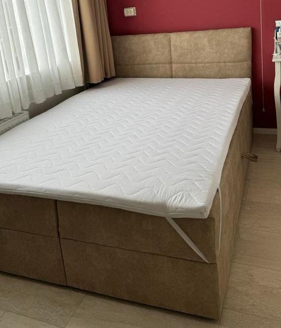 Boxspring 140x200 met topper, Huis en Inrichting, Slaapkamer | Boxsprings, Ophalen, Zo goed als nieuw, Tweepersoons, 140 cm