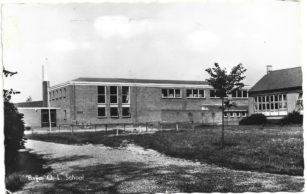 Baflo;  O. L. School, Verzamelen, Verzenden, 1940 tot 1960, Gelopen, Groningen
