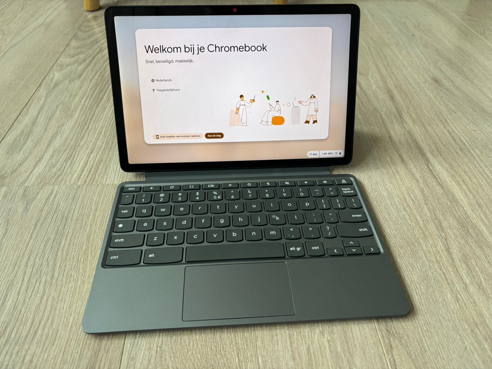 Lenovo Chromebook Duet 11M889 4GB/128GB –Geen gebruikssporen, Computers en Software, 4 GB of minder, Touchscreen, Nieuw, Ophalen of Verzenden