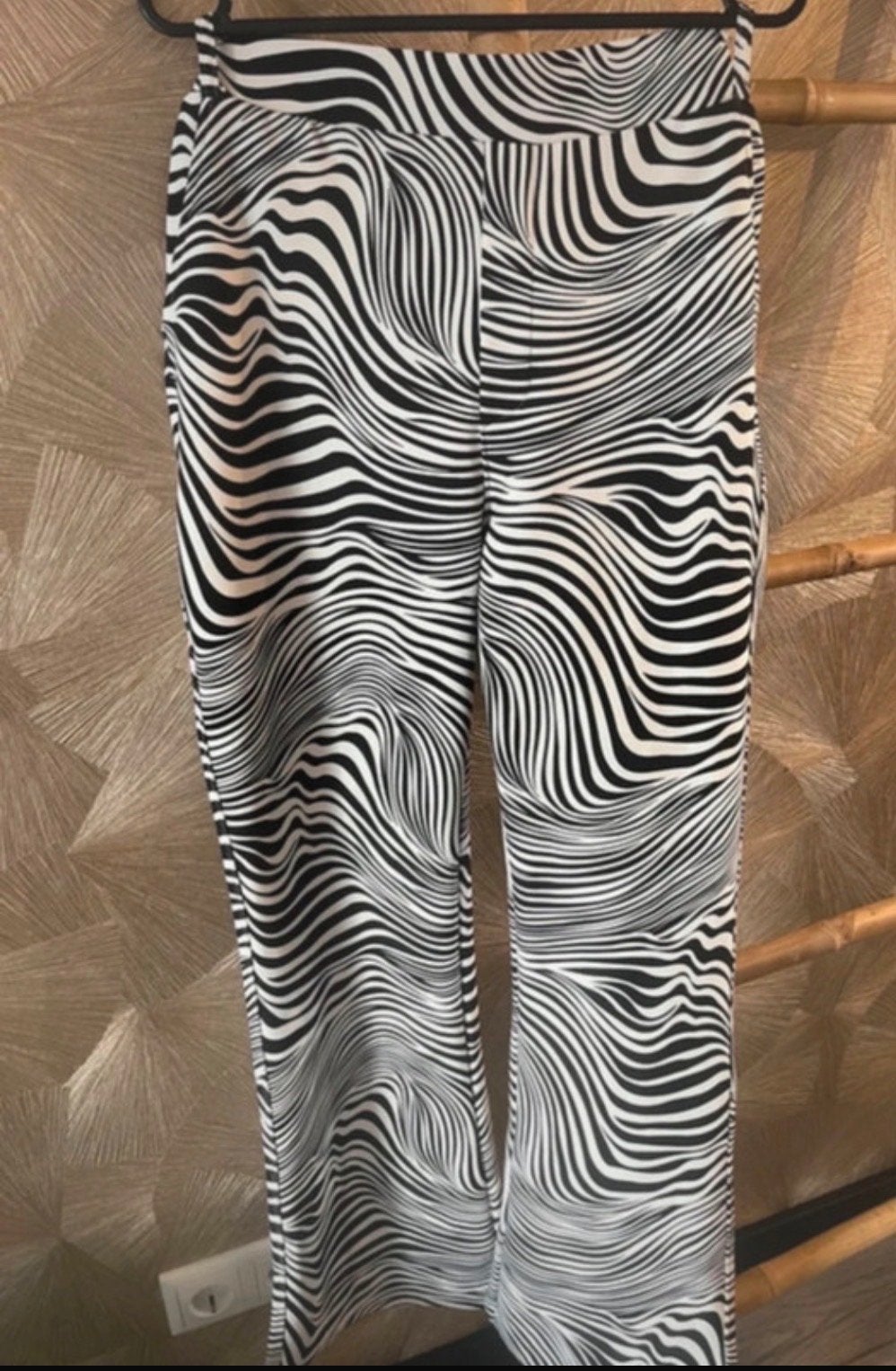 Dames Broek Maat XL - Trendy Zebraprint van Boutiek, Ophalen of Verzenden, Zo goed als nieuw, Maat 46/48 (XL) of groter, Zwart