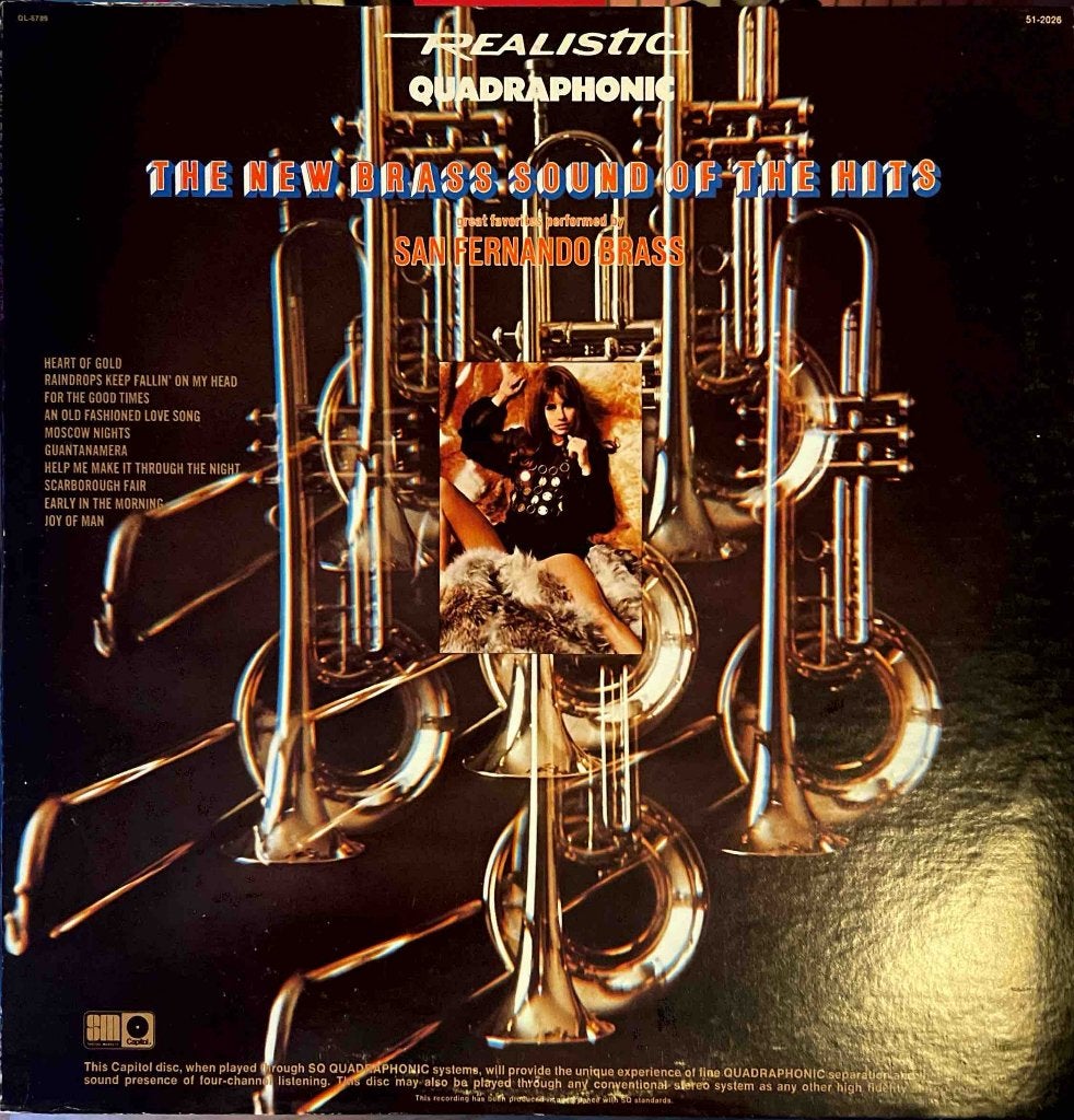 San Fernando Brass - The New Brass Sounds - Quadraphonic, Gebruikt, Inclusief binnenhoes, 12 inch, Latijns-Amerikaans