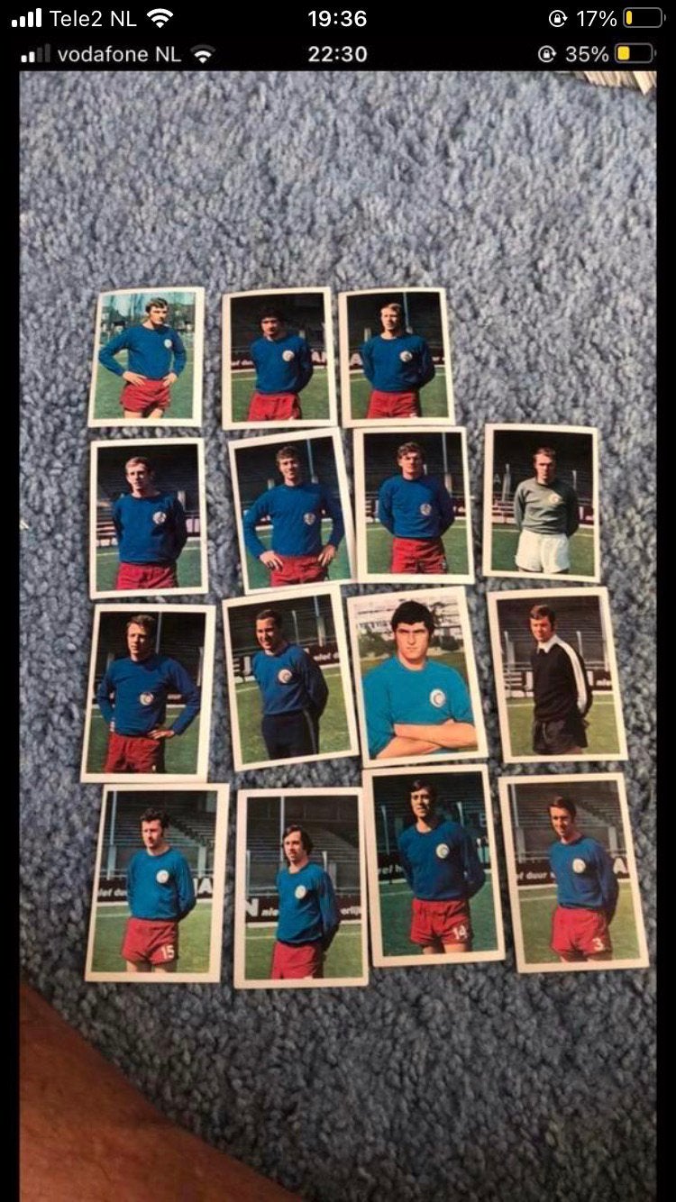 Nac panini vanderhout 1971-1972, Ophalen of Verzenden, Gebruikt, NAC Breda, Poster, Plaatje of Sticker