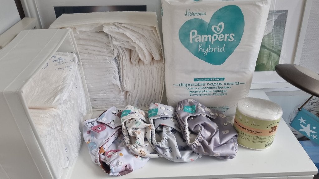 Wasbare luiers Pampers NIEUW + Pampers wegwerptoplagen, Ophalen, Nieuw, Overige typen